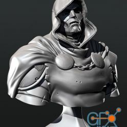 3D model ﻿Doctor Doom Bust – 3D Print