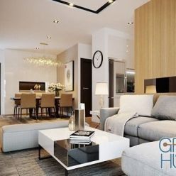 3D model Full Modern Apartment