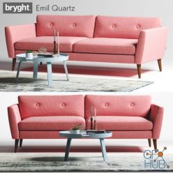 3D model Article Bryght Emil Quartz Sofa