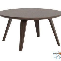 3D model Table round wooden