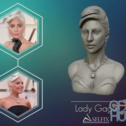 3D model Lady Gaga Bust – 3D Print