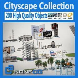 3D model NoneCG – Cityscape Collection