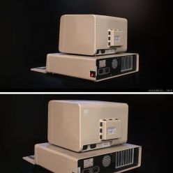 3D model IBM PC XT 5150 PBR