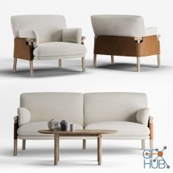 3D model Erik Jorgensen «Savannah» furniture set