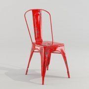 3D model Metal chair Tolix A by Xavier Pauchard