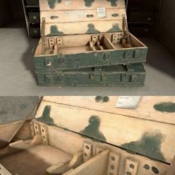 3D model Military Crate PBR