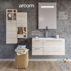 3D model 41 ARCOM E.LY COLLECTION bathroom furniture set