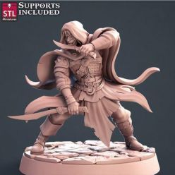 3D model STL Miniatures - Assassins Set – 3D Print