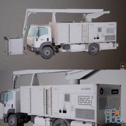 3D model Airport Service Truck PBR