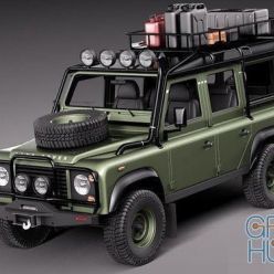 3D model Land Rover Defender Expedition