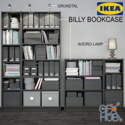 3D model Billy Bookcase IKEA