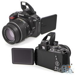 3D model Nikon D5500