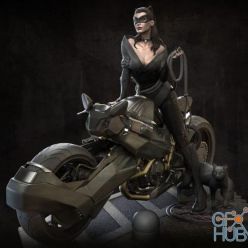 3D model Catwoman Bike – DC Comics – 3D Print
