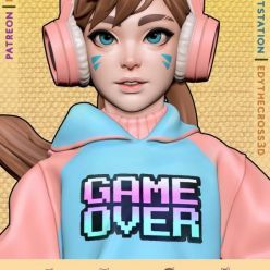 3D model Gamer Girl – 3D Print