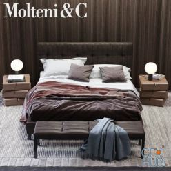 3D model Molteni & C Anton Bed