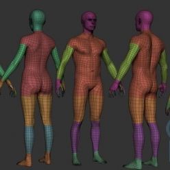 3D model Cubebrush – Female Basemesh 01