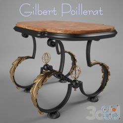 3D model Coffe table by Gilbert Poillerat