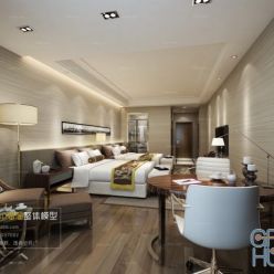 3D model Hotel suites A004