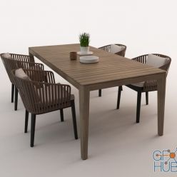 3D model Furniture set Mood by Tribu