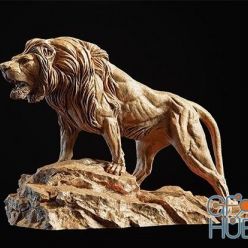 3D model CGTrader – Lion Sculpture 3d print model