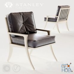 3D model Stanley Furniture Crestaire - Lena Accent Chair