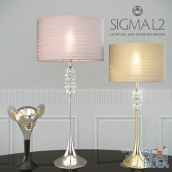 3D model Table lamp and decorative figurine Sigma L2