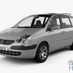 3D model Citroen C8 2002 car