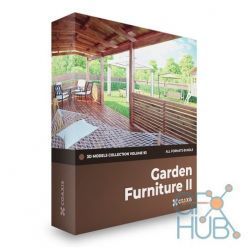 3D model CGAxis – Garden Furniture 3D Models Collection – Volume 93