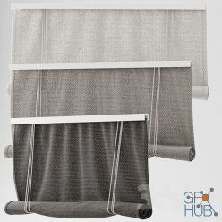 3D model Curtains Rome 3