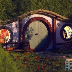 3D model Hobbit Hole (SketchUp)