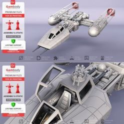 3D model Y-wing Starfighter – 3D Print