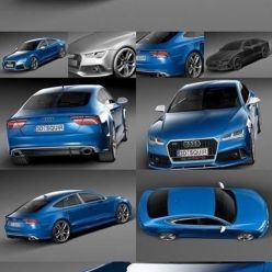 3D model Audi RS7 Sportback performance 2016