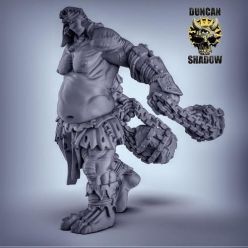 3D model ﻿Titan with flails – 3D Print