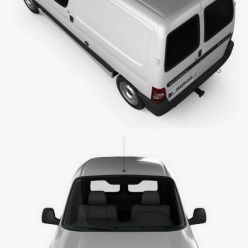 3D model Car Citroen Berlingo Van 2002