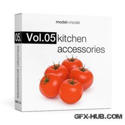 3D model model+model Vol.05 Kitchen Accessories (Update)