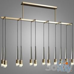 3D model Apollinaire Linear Chandelier