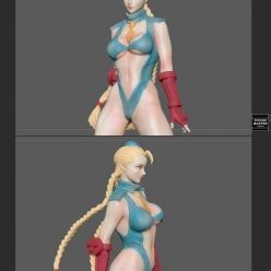 3D model CAMMY STREET FIGHTER GAME CHARACTER GIRL ANIME WOMAN – 3D Print