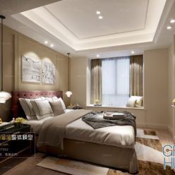 3D model Bedroom Space A044