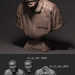 3D model Oh ILL-Nam Bust – 3D Print