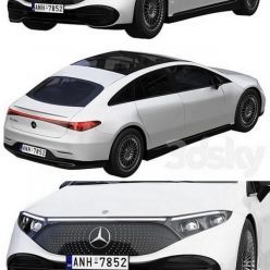 3D model Mercedes-Benz EQS 2022