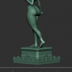 3D model Sexy Statue Of Liberty - pose1 – 3D Print