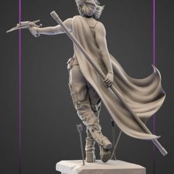 3D model Huntress Birds of Prey – 3D Print