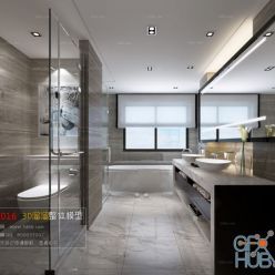 3D model Bathroom Space A011