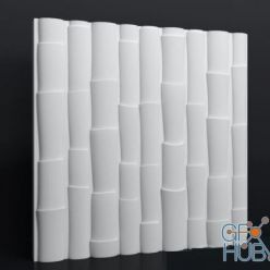 3D model 3d panel Bamboo (max, fbx)