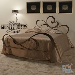 3D model Giusto Portos Erik bed