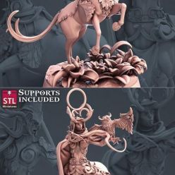 3D model Elf Centaurs Set – 3D Print