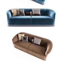3D model Velvet sofa