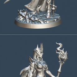 3D model Fire Witch – 3D Print