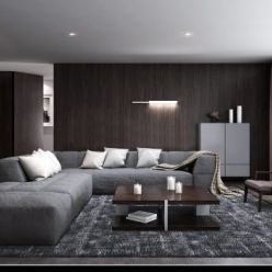 3D model Group of furnishings for the mixed living room 43