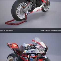 3D model TT Isle of Man Honda CBR 600 RR